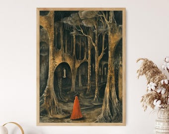 Enigmatic Alchemy Art Print | Imaginative and Whimsical Home Decor | Thoughtful Gift for Dreamers