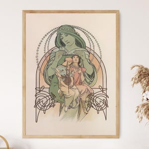 Ilsee, princesse de Tripoli, 1901, Alphonse Mucha Print