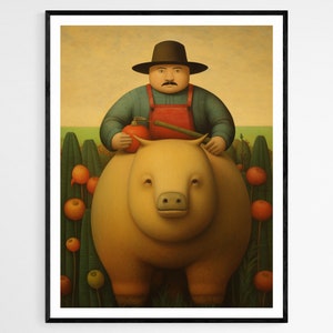 Poster umoristico grasso positivo, stampa artistica positiva per il corpo, decorazione murale ispiratrice, regalo potenziante per gli amici