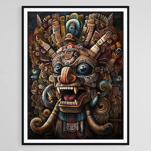 Aztec Tezcatlipoca God of Night and Sorcery, Deity Of The Toltec Peoples
