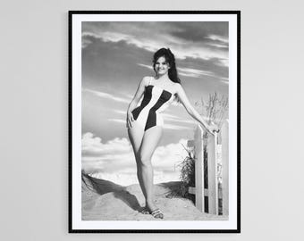 Claudia Cardinale Art Print: 1960s Italian Cinema Icon, Vintage Photography