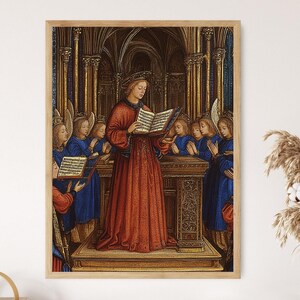 Guillaume De Machaut Art Print, Medieval Composer Cathedral Scene ...