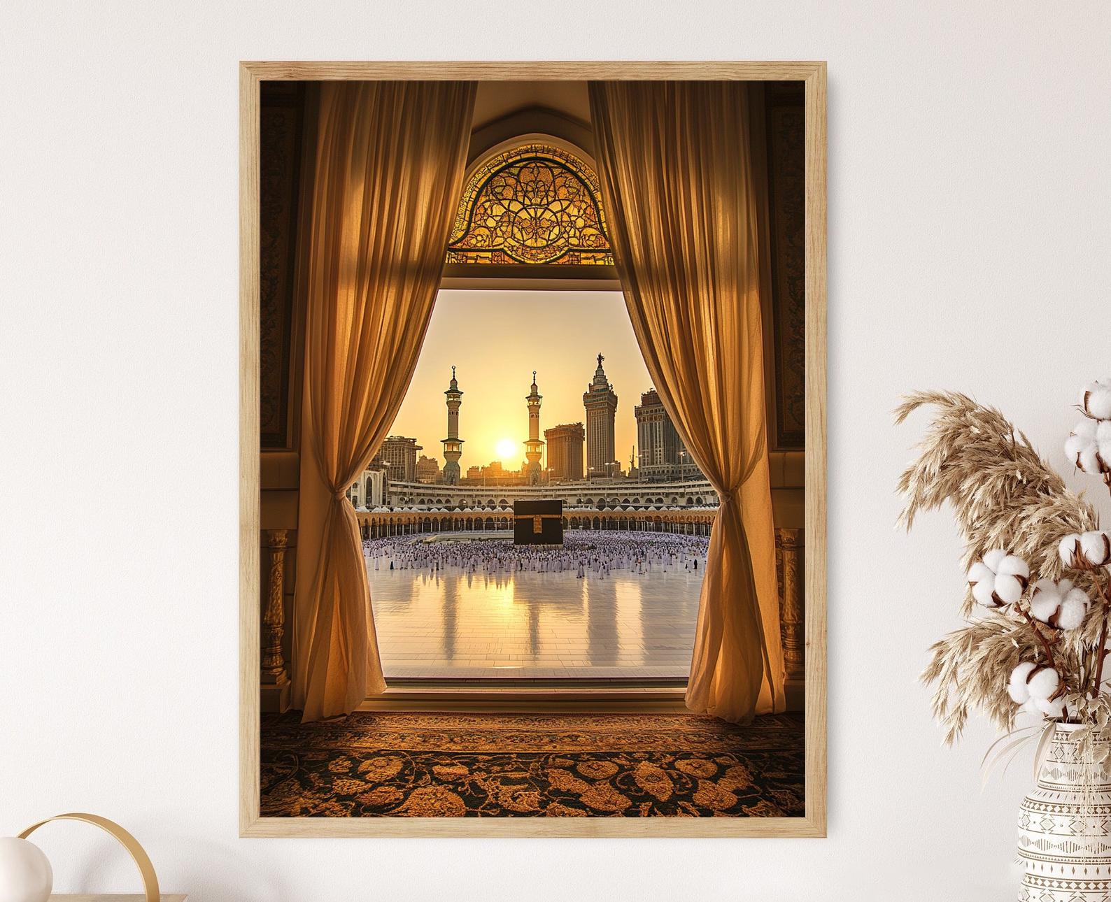 Mecca アンディナブル KICP 1599 Kaaba in Mecca Print: Islamic Home Decor, Hajj Gift - Etsy Canada