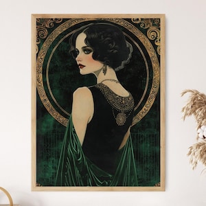 Art Deco Fine Art Print, Vintage-Style Wall Art, Elegant Home Decor, Perfect Housewarming Gift