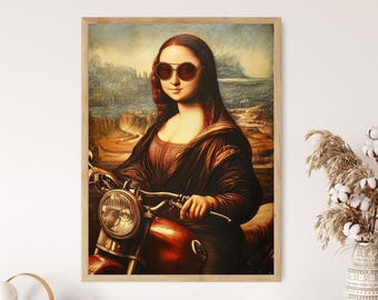 Mona Lisa Playing Saxophone Art Print, Musical Pop Art Decor - Etsy