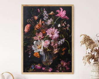 レイチェル・ルイシュ風花版画：17世紀の静物画 - Etsy 日本