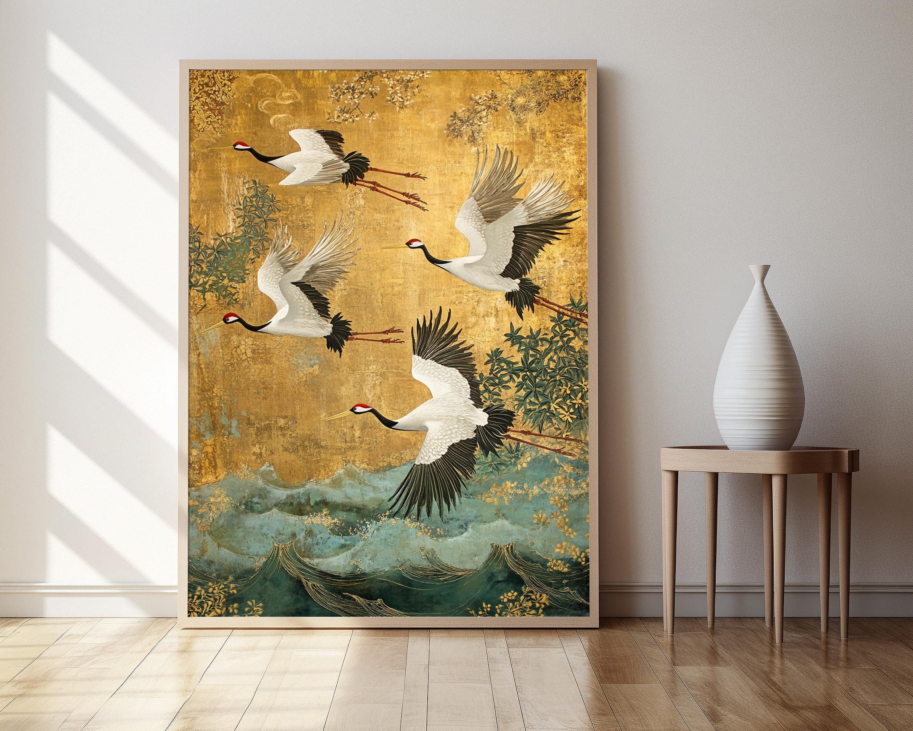 Crane in the Clouds.』silkscreen coat⑥ 【公式通販】