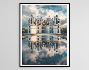Château de Chambord Art Print, France, Loire Valley, Renaissance Architecture