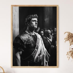 Julius Caesar Art Print, Shakespearean Rome Scene