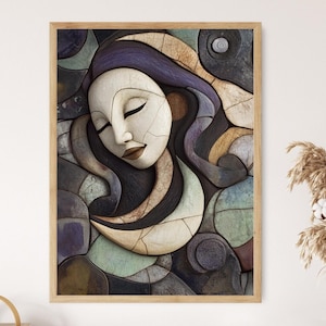 Sedna Inuit Art Print, Inuit Goddess of the Sea, Indigenous Mythology Wall Art
