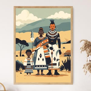 The Xhosa Tribe of South Africa, Fine Art Print