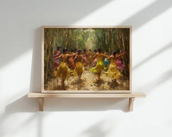 Auténtico arte de la danza filipina Tinikling, que captura la alegría y el movimiento de la danza folclórica