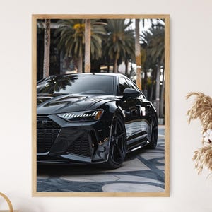Audi RS6 Luxury Car Photo Print, Modern Wall Art, Perfect for Home or Office