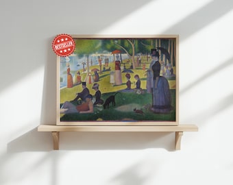 Seurat's La Grande Jatte Art Print: French Pointillism Poster