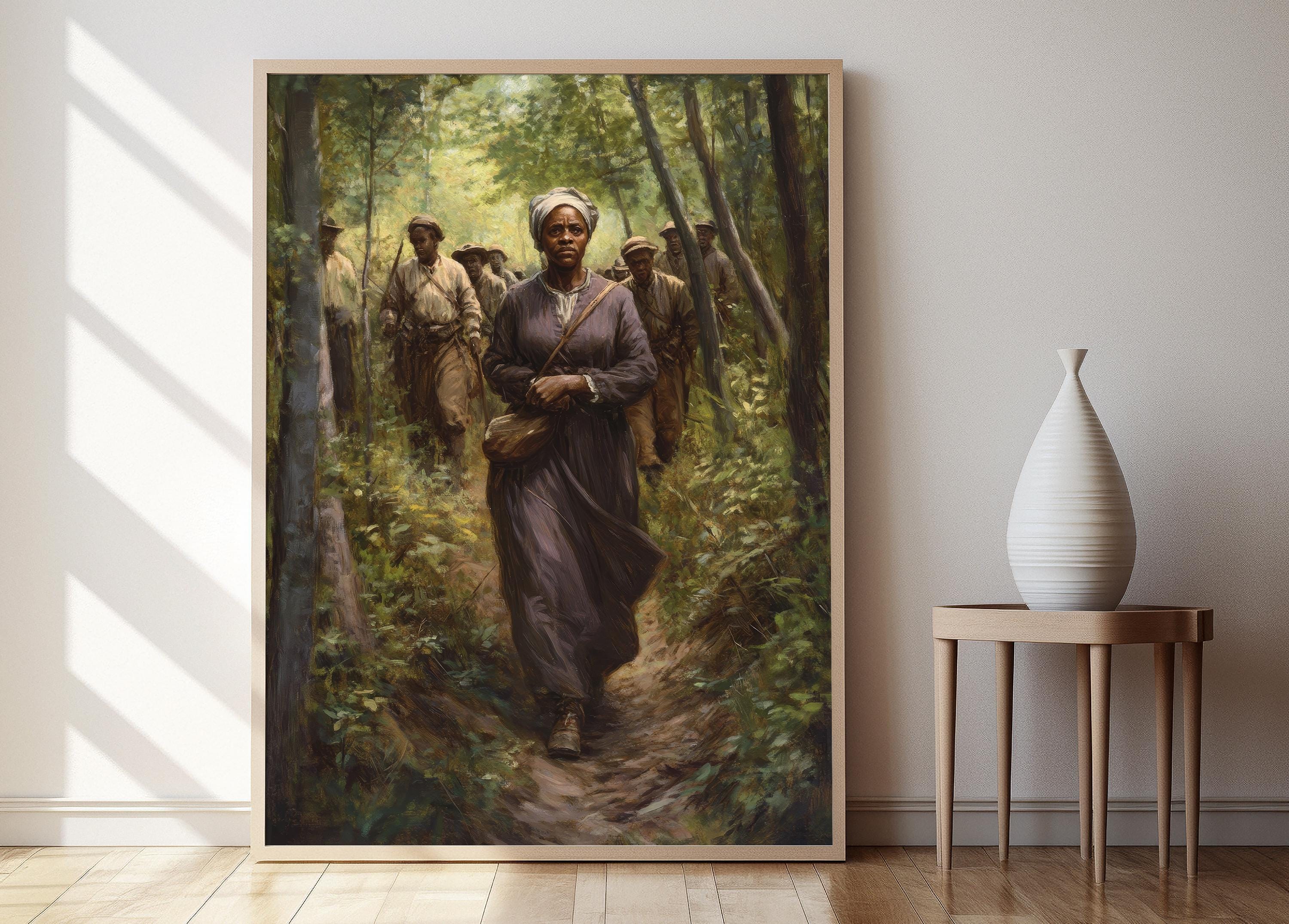 Harriet Tubman Art Print: Underground Railroad, Civil Rights Artwork - Etsy