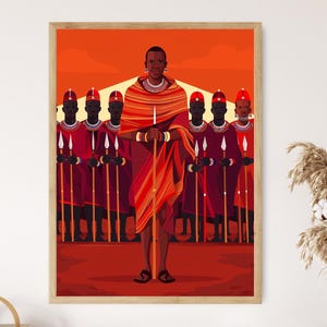 Maasai Tribe of Kenya and Tanzania Art Print