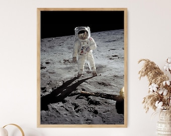 Neil Armstrong Art Print: Apollo 11 Astronaut, Moon Landing Poster