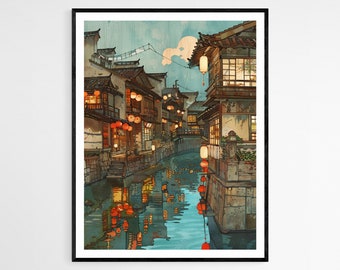 SPOT FRAME WORKS/アート/ポスター/HIROSHI YABE Hiroshi Yoshida, Seta Bridge