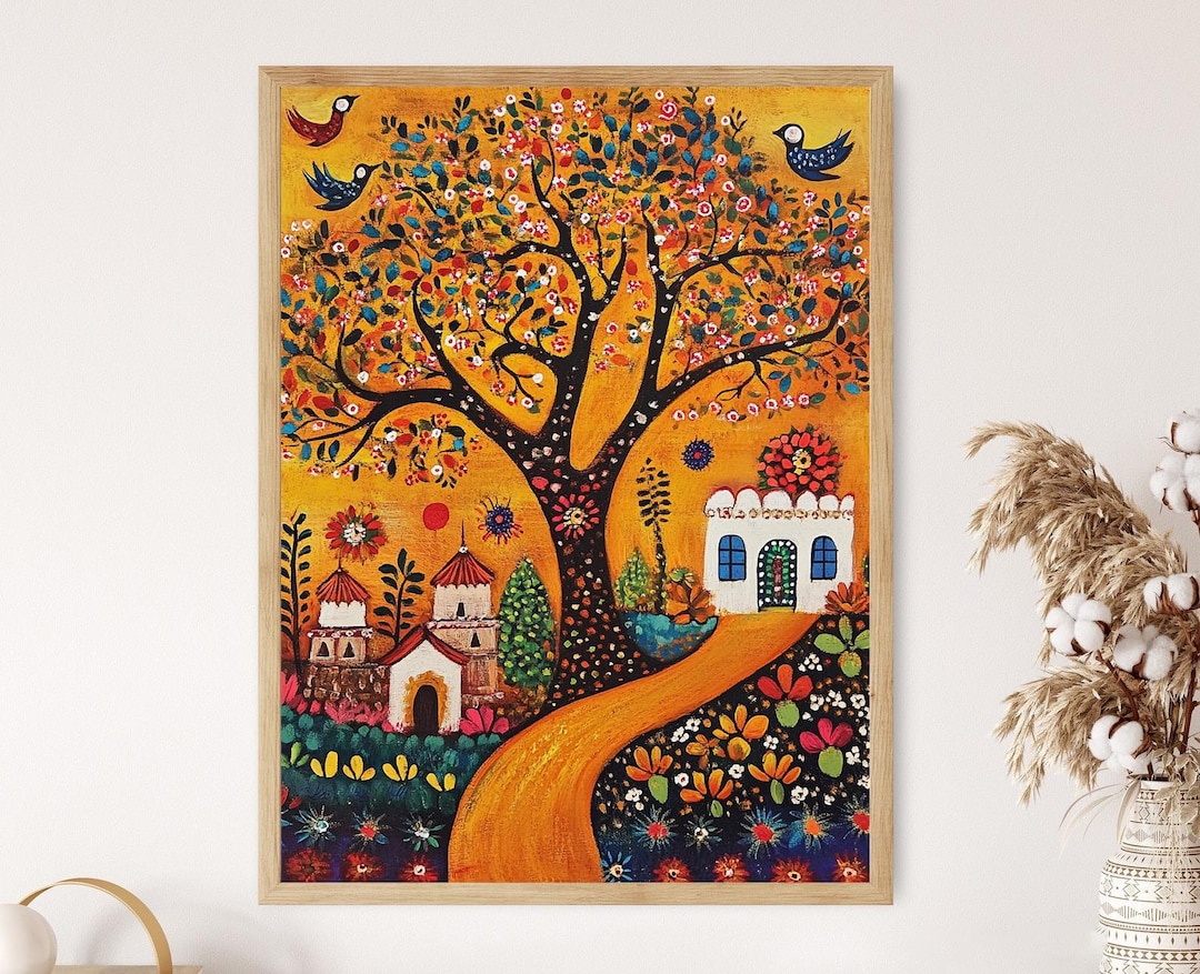 インドのナイーブアート、インドの民俗壁画 - Etsy 日本