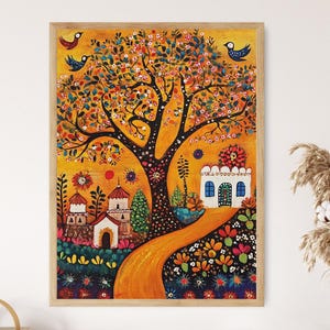 India Naive Art, Indian Folklore Wall Art