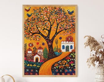 インドのナイーブアート、インドの民俗壁画 - Etsy 日本