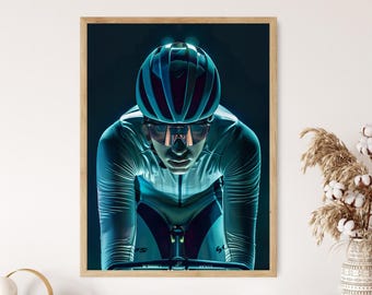 Tour de France Art Print: Vibrant Cycling Wall Decor