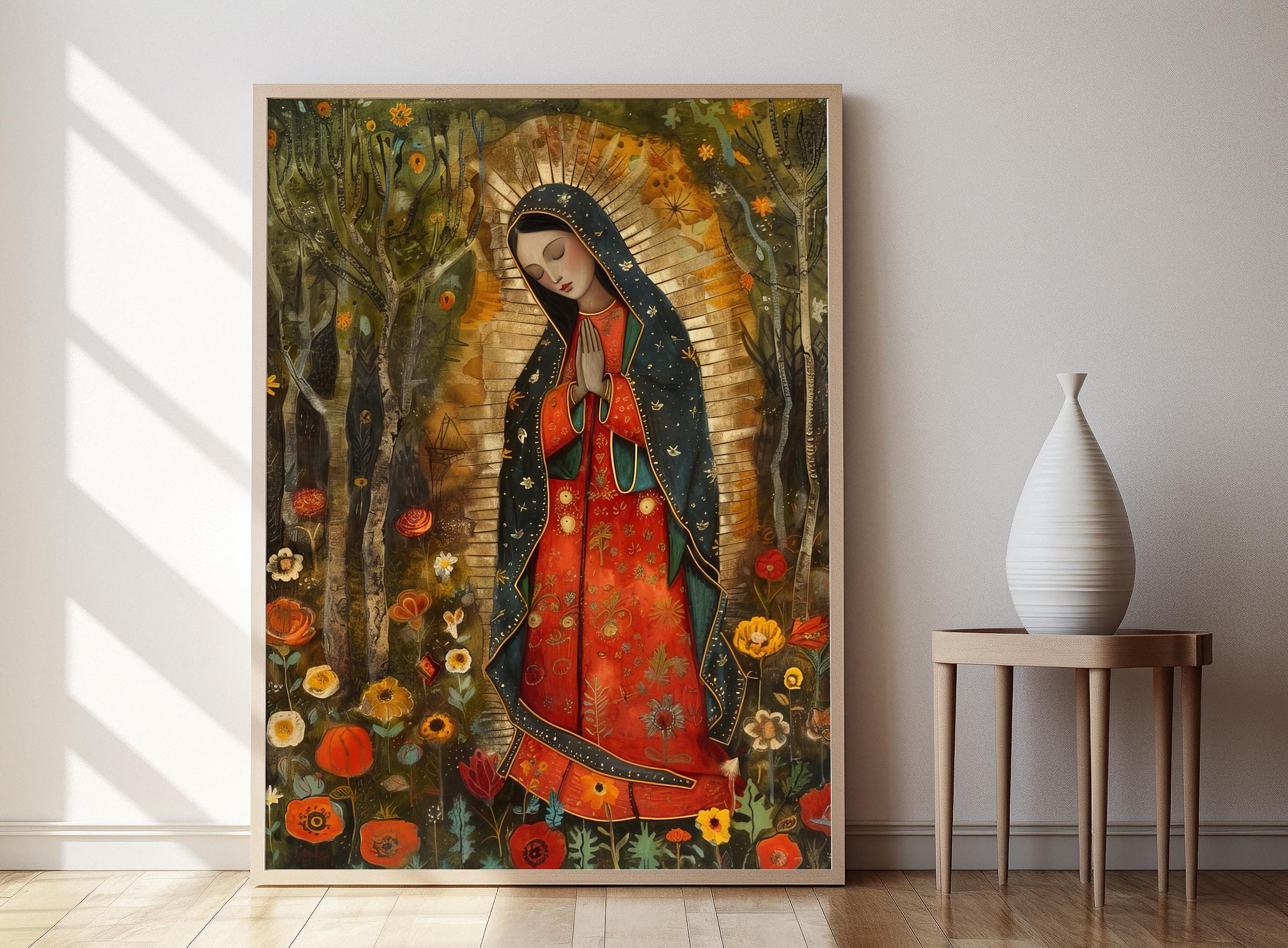 Our Lady of Guadalupe Art Print: Religious Wall Decor - Etsy