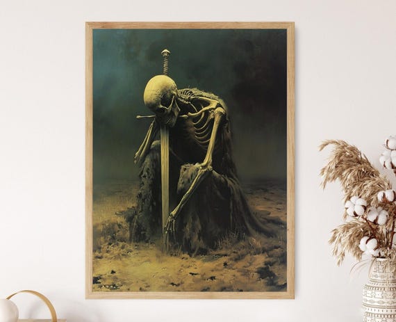 Dystopian Dreamscape Canvas Art: Otherworldly Surreal Home Decor