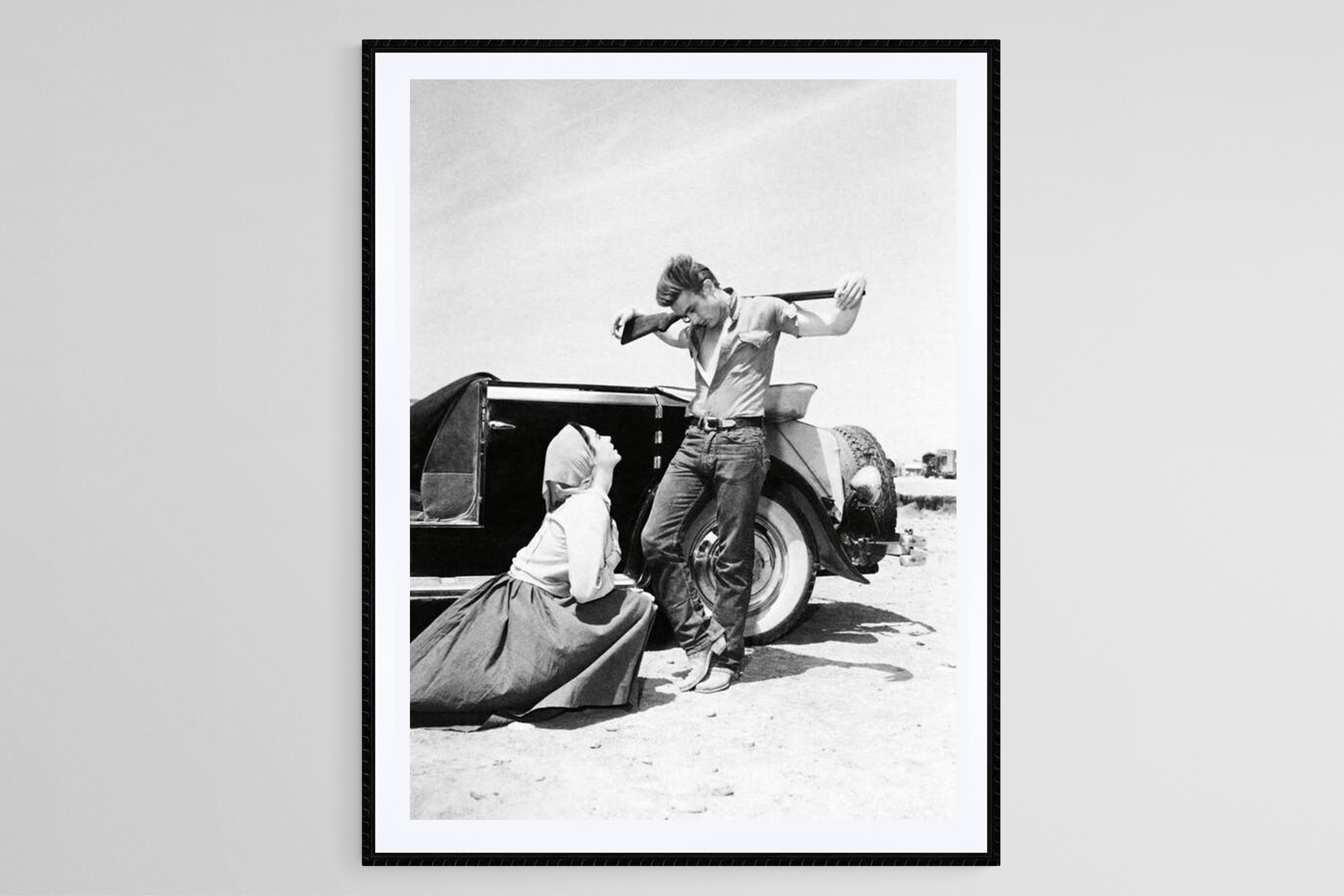 James Dean With Elizabeth Taylor, Hollywood Movie Poster
