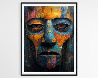Taino Art Print: Authentic Caribbean Indigenous Culture Wall Decor