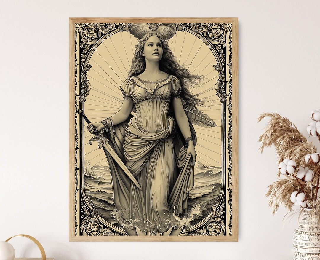 Enchanting Aphrodite Emerging From the Sea Art, Greek Mythology ...