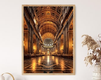 St. Peter's Basilica Photo Print, Vatican's Architectural Masterpiece