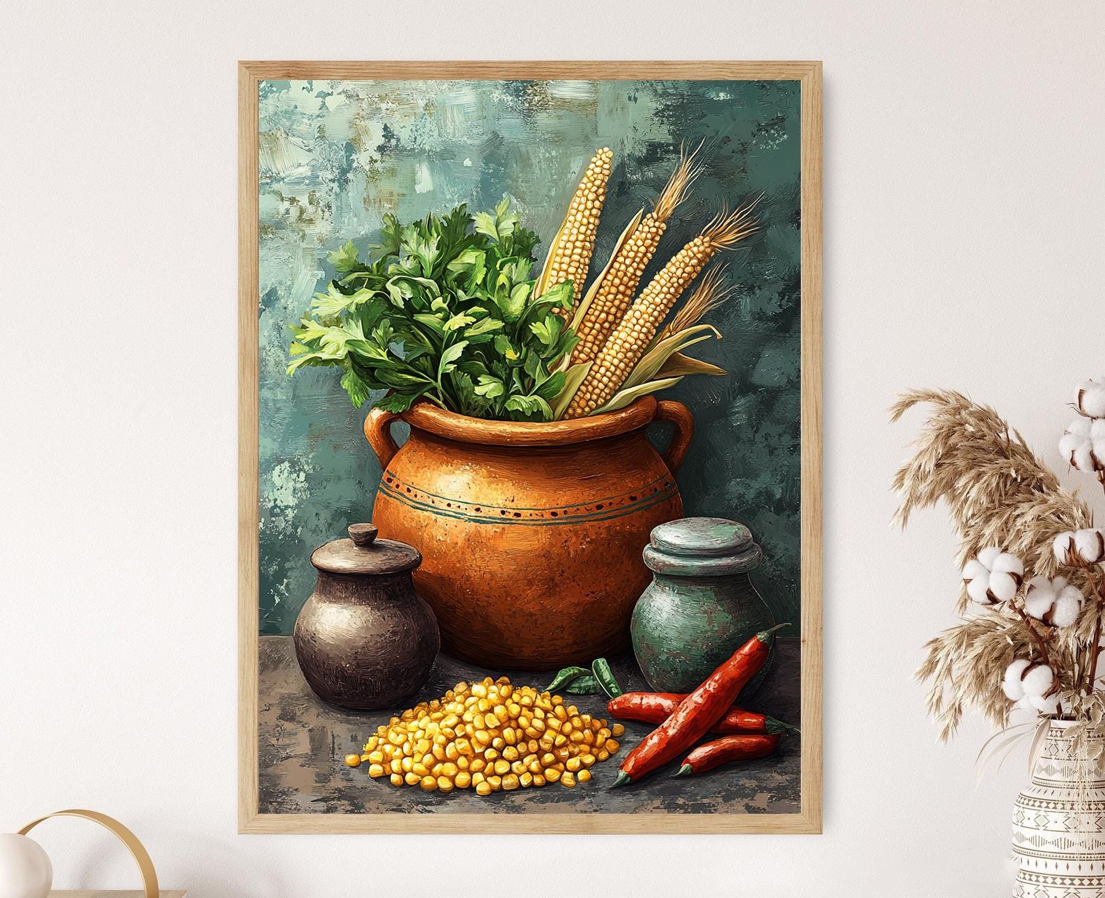 Zimbabwean Clay Pot Art Print, Traditional Sadza Meal Decor - Etsy