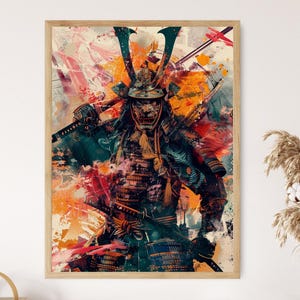 Shogun Art Print - Traditional Japanese Samurai Art