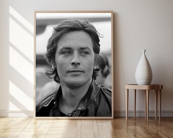 アラン・ドロンのポスター、映画ファン必見のフランス人俳優のポスター