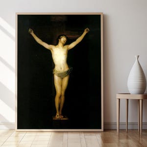 Crucified Christ, Cristo Crucificado, 1780, Francisco Goya Art Print