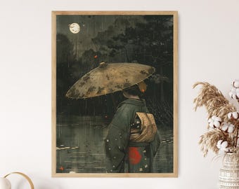 吉田博 日本の木版画：春の温泉ジクレーアート - Etsy 日本
