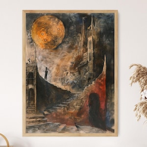 Dreamlike Surrealism Art Print | Imaginative and Whimsical Home Decor | Thoughtful Gift for Dreamers