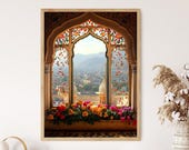 Jaipur City Art Print: Rajasthan Architecture, Indian Urban