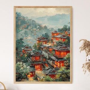 Korean Temple Painting - Etsy