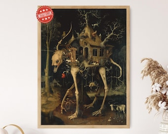 Dystopian Dreamscape Canvas Art: Otherworldly Surreal Home Decor