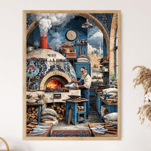 Fabricante de cuchillos Zanjan, forja artesanal, lámina ilustrada