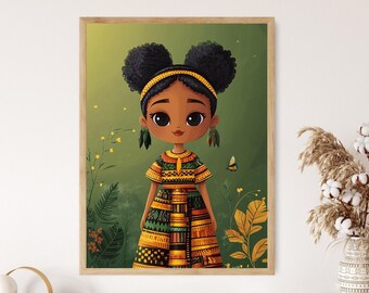 ケニアのマサイ族の優雅なアートプリント、アフリカのファッション装飾