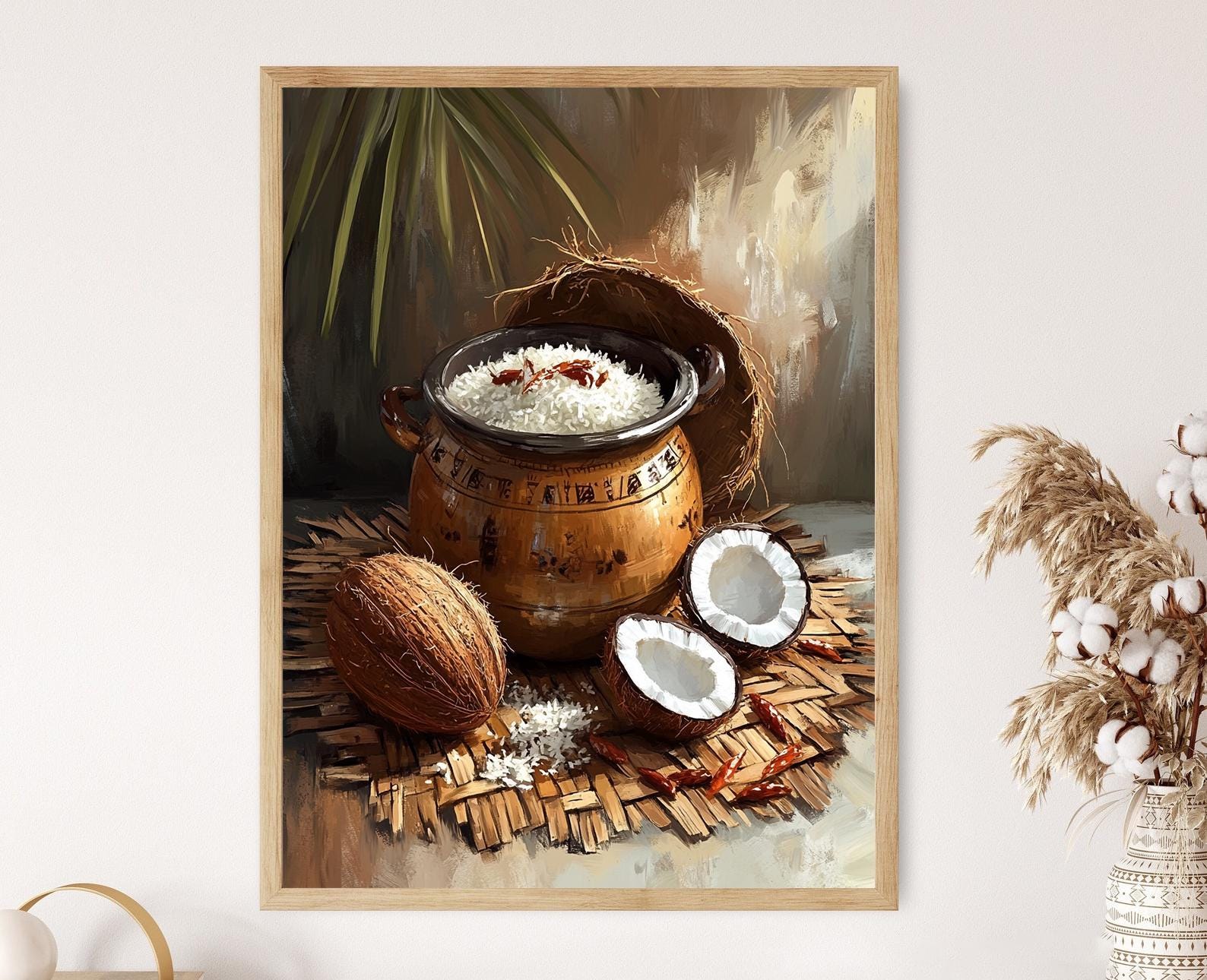 Malagasy Rice Cooker Art Print, Madagascar Kitchen Decor