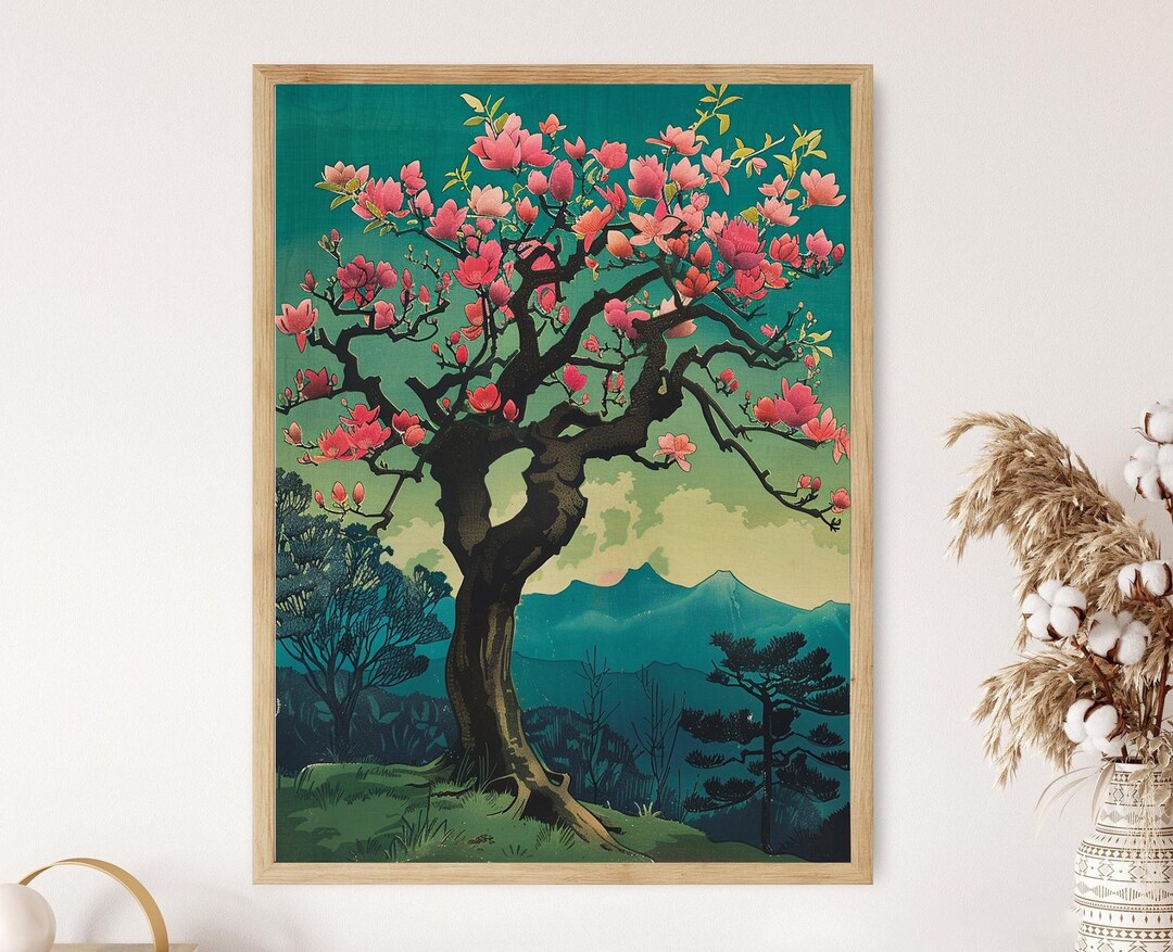 Japanese Woodblock Art Print: Traditional Ukiyo-e Style Decor - Etsy