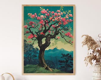 Japanese Woodblock Art Print: Traditional Ukiyo-e Style Decor