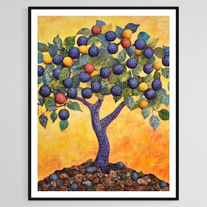 Jabuticabeira Única, Beleza Brasileira, Arte com Frutas Exóticas
