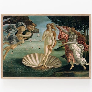The Birth of Venus by Sandro Botticelli, Nascita di Venere, 1485 Fine Art Print