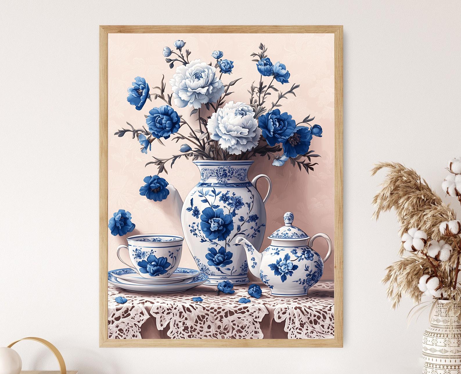 Gzhel Wall Art - Etsy