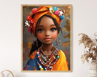 ケニアのマサイ族の優雅なアートプリント、アフリカのファッション装飾